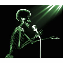 CANTO ESQUELÉTICO EN EL MIC RETRO - VERDE DE LA RA ESCULTURAS FOTOGRAFICAS