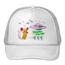 Cap Dizzy Mouse - UFO Mouse. Trucker Kepsar