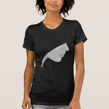 Capa con capucha negra camisetas