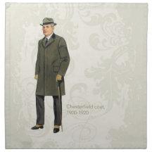 Capa de Chesterfield Servilleta De Papel