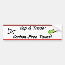 CapAndTrade Etiqueta De Parachoque