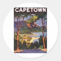 Cape Town Etiqueta Redonda