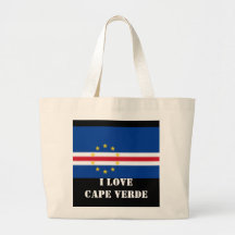 Cape_Verde, amo el bolso de Cabo Verde Bolsa De Mano