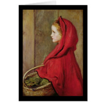 Caperucita Rojo de John Everett Millais Felicitacion