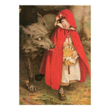 Caperucita Rojo Jessie Wilcox Smith del vintage Comunicados Personalizados