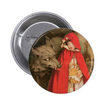 Caperucita Rojo Jessie Wilcox Smith del vintage Pin