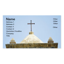 Capilla con la tarjeta de visita cruzada