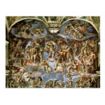 Capilla de Sistine: El juicio pasado, 1538-41 Tarjetas Postales