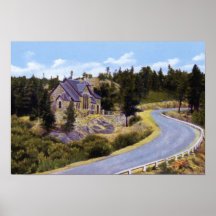 Capilla del St. Malo de Colorado del parque de Est Poster