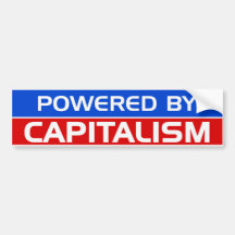 Capitalismo Pegatina De Parachoque
