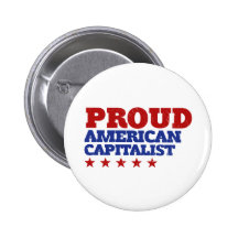 Capitalista americano orgulloso pins