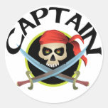 capitán 3D Pegatina