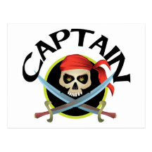 capitán 3D Tarjeta Postal