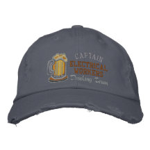 Capitán Beer Drinking Team - personalizable Gorras Bordadas