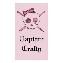 Capitán Crafty Skull y fuentes del arte (parte pos Tarjeta De Visita