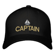 Capitán de naves gorra bordado gorra de béisbol