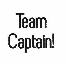 ¡Capitán del equipo! Sudadera Bordada