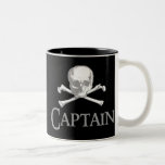 Capitán del pirata taza de café
