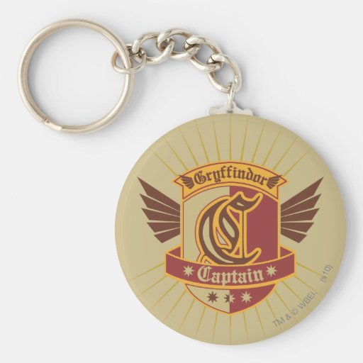 Capitán Emblem de Gryffindor Quidditch Llaveros