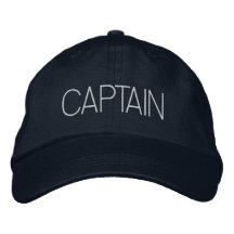Capitán Hat - capitán del barco, regalo del yate,  Gorra Bordada