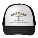 Capitán personalizado Hat Gorras De Camionero