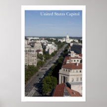Capitolio de Estados Unidos Poster