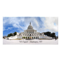 Capitolio de los E.E.U.U., Washington, DC Tarjeta Fotografica Personalizada
