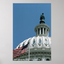 Capitolio del poster/los E.E.U.U.