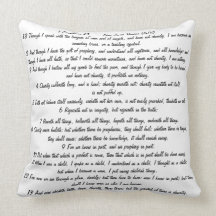 Capítulo del amor almohada