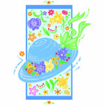 Capo y flores de Pascua de la primavera Esculturas Fotograficas