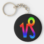 Capricornio del arco iris llaveros