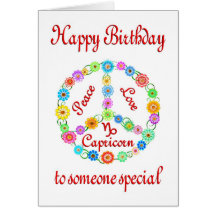 Capricornio del feliz cumpleaños felicitación