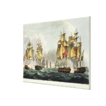 Captura del La Pomone, L'Engageante y La Babet, A Impresión En Lona Estirada