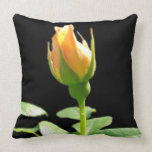 Capullo de rosa almohada