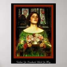 Capullos de rosa de YE del frunce Poster
