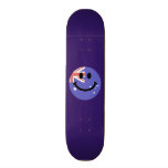 Cara australiana del smiley de la bandera patineta