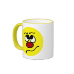 Cara confusa: Pienso pienso que por lo tanto puedo Taza