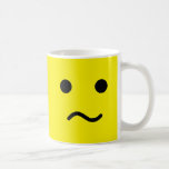 Cara confusa tazas de café