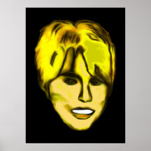 Cara de la mujer de Frauengesicht Posters