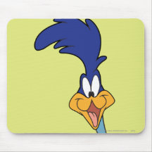 Cara de los correcaminos alfombrillas de ratón