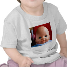 Cara del bebé camisetas