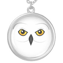 Cara del búho de Birdorable Nevado Colgantes Personalizados
