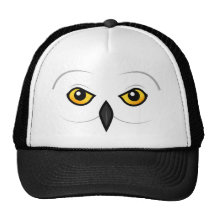 Cara del búho de Birdorable Nevado Gorra