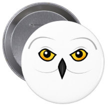 Cara del búho de Birdorable Nevado Pins