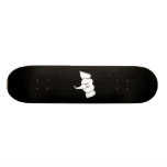 Cara del elefante blanco patineta personalizada