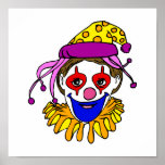Cara del payaso impresiones