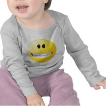 Cara del smiley de los apoyos camisetas