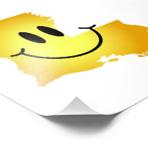 Cara del smiley de Luisiana Impresiones Fotograficas