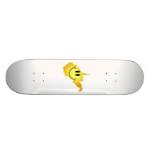 Cara del smiley de Virginia Occidental Monopatin Personalizado