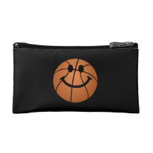 Cara del smiley del baloncesto